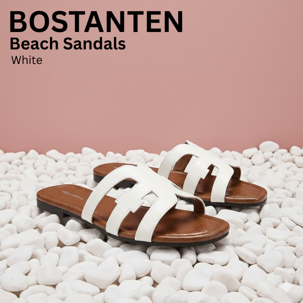 BOSTANTEN Sandal Wanita Nyaman - Sandal Slip Pantai Trendi