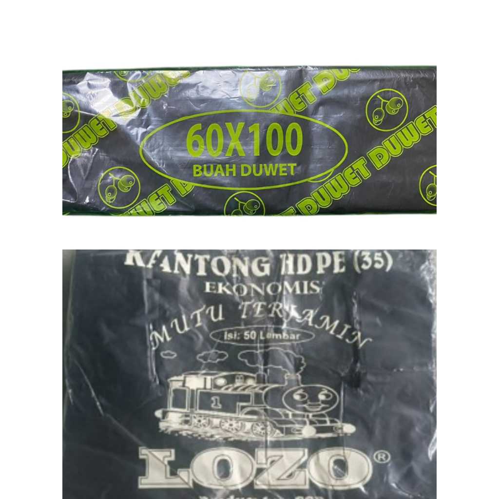 GROSIR Kantong Plastik sampah kresek pembungkus hitam