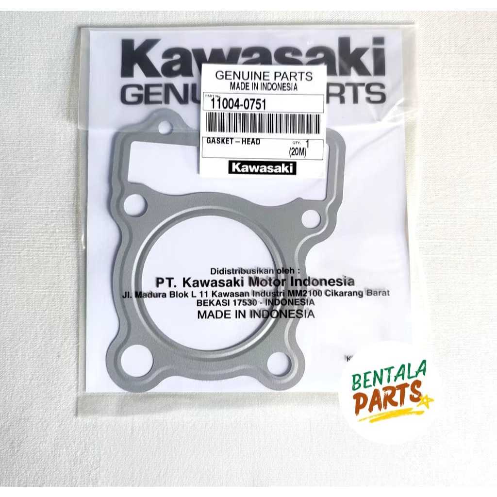 GASKET HEAD PAKING HEAD KLX 150 KLX 150 SM LED DTRACKER 150 ORIGINAL KAWASAKI