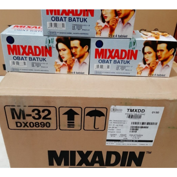 1 KARTON Mixadin Obat Batuk isi 48 pak EMPAT PULUH DELAPAN