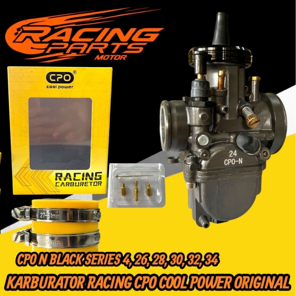 Karburator CPO N-Series Black Racing AirStrike PWK 24, 26, 28, 30, 32, 34 Original CPO Cool Power