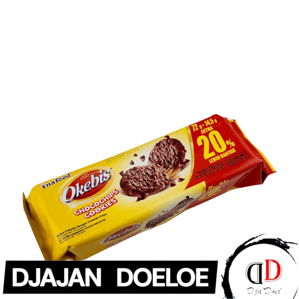 Inafood Okebis Chocochips Cookies - Netto 72gr