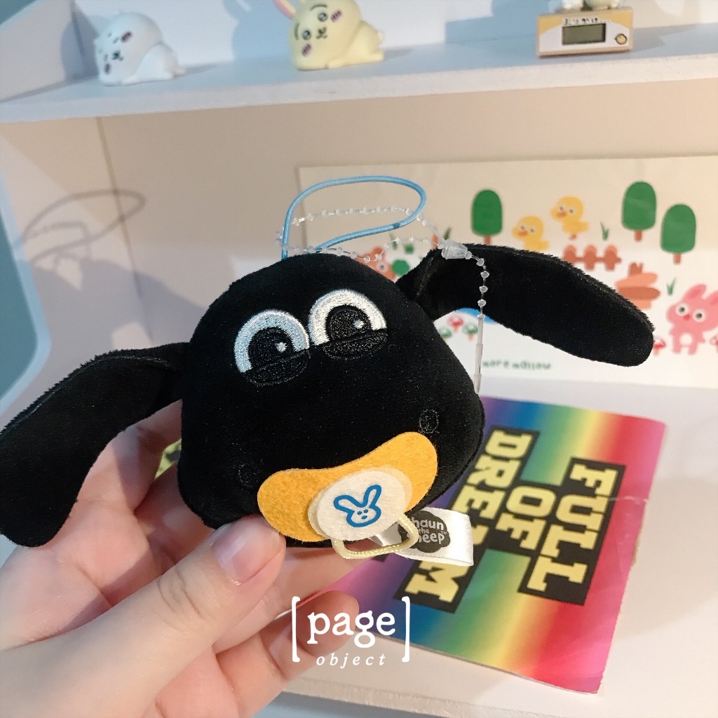 Shaun The Sheep / Bitzer Dog / Timmy Series - Plush Doll Boneka Keyring Ganci Keychain Domba