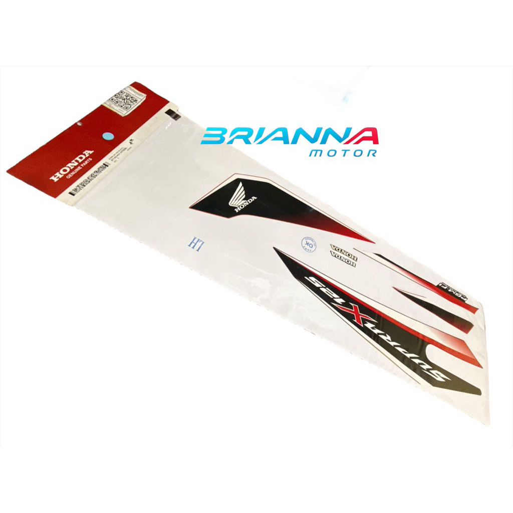 STRIPING SET KIRI RED BLACK NEW SUPRA X 125 PGMFI 871X0 K41 N70ZBL