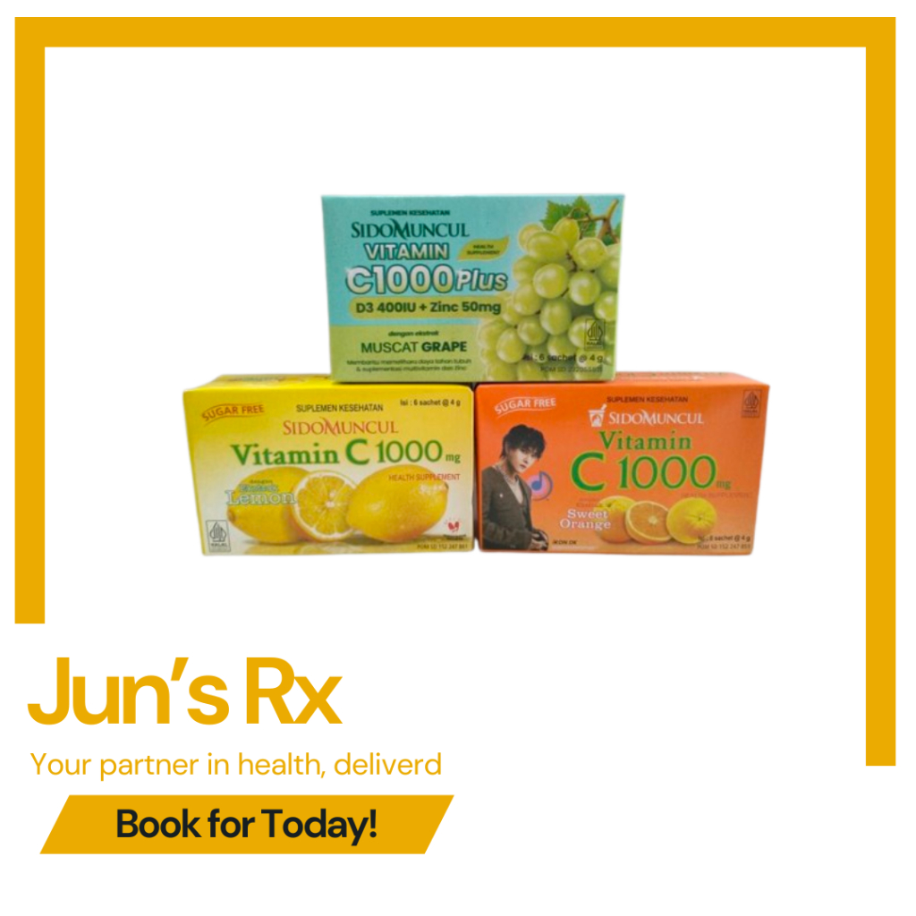 Vitamin C 1000 Box Orange | Lemon | You C1000 | Sidomuncul