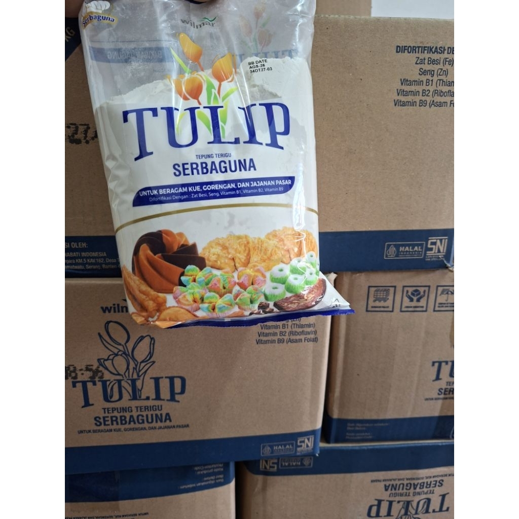 terigu tulip 1 kg.