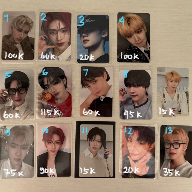 photocard zerobaseone zb1 ricky gyuvin taerae timeless world