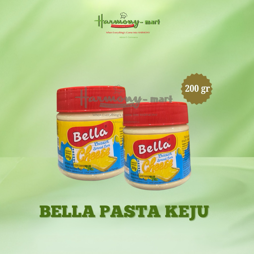 BELLA Selai/Pasta Keju / Cheese Spread - 200gr