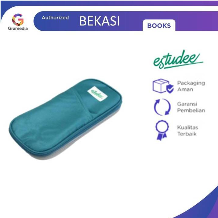 Gramedia Bekasi - Estudee - ESTUDEE PENCIL CASE EXPANDABLE TOSCA LGREY