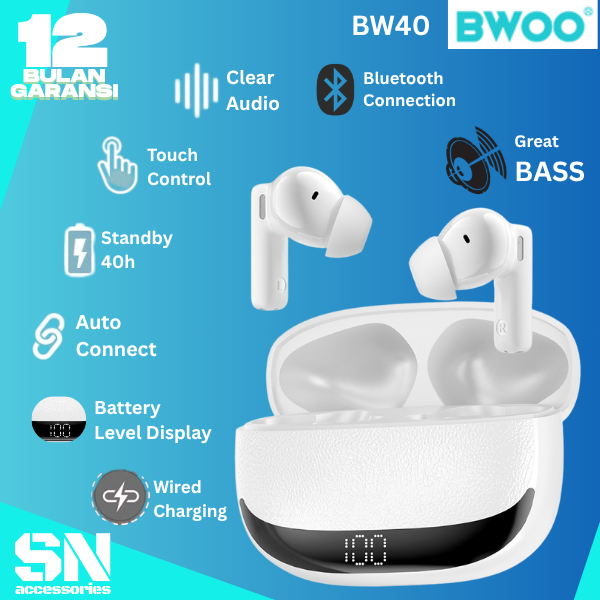 BWOO  TWS BW40 IN-EAR Earphones