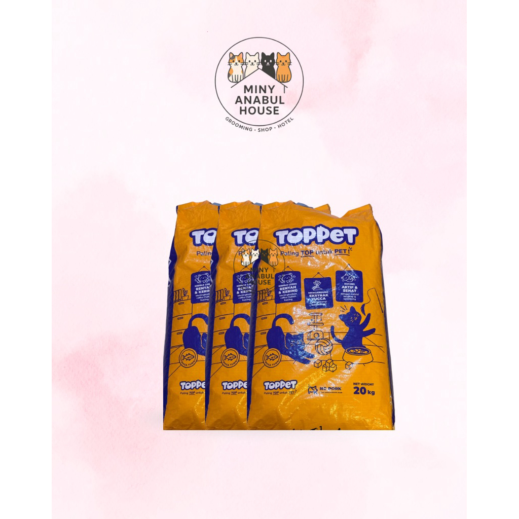 Toppet Cat Food Tuna 20 KG (1SAK)