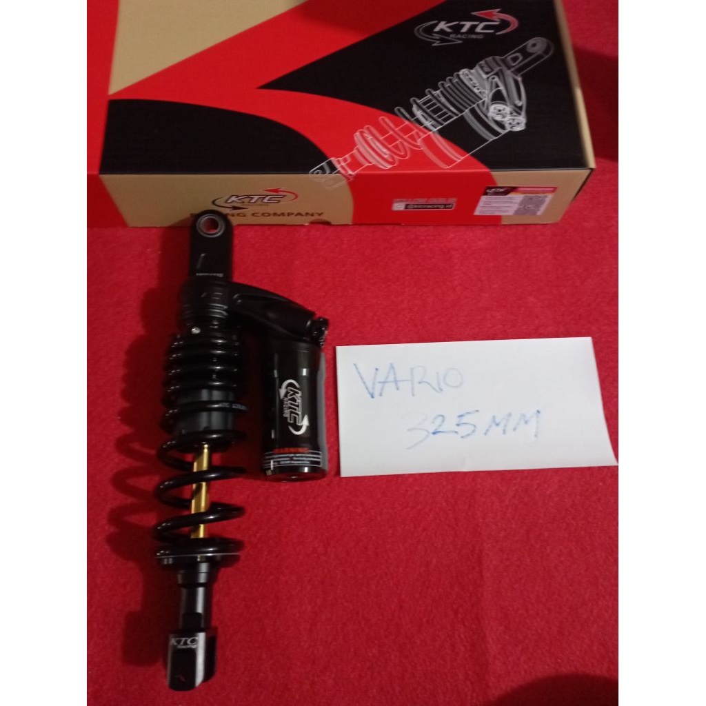 Shock KTC Gufo 325MM Vario Black Hitam Beat Fi Scoopy Fi Original KTC Racing