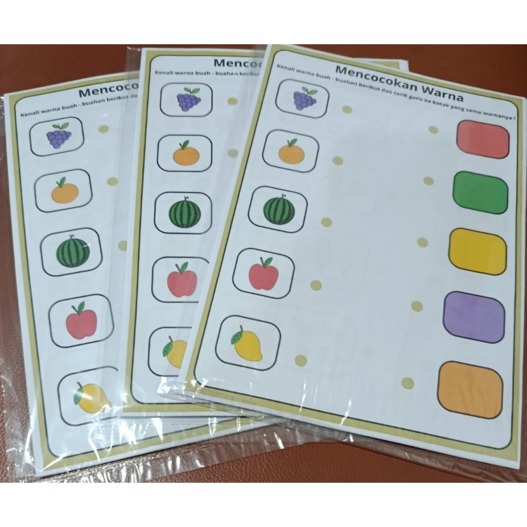 Worksheet anak / lembar kerja anak PG TK / lembar kegiatan anak 25 halaman