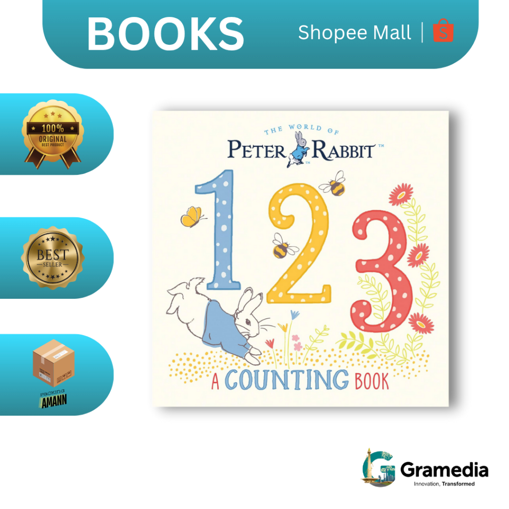 Gramedia MKG - Buku Import - Peter Rabbit 123 (Beatrix Potter) (WTRL)