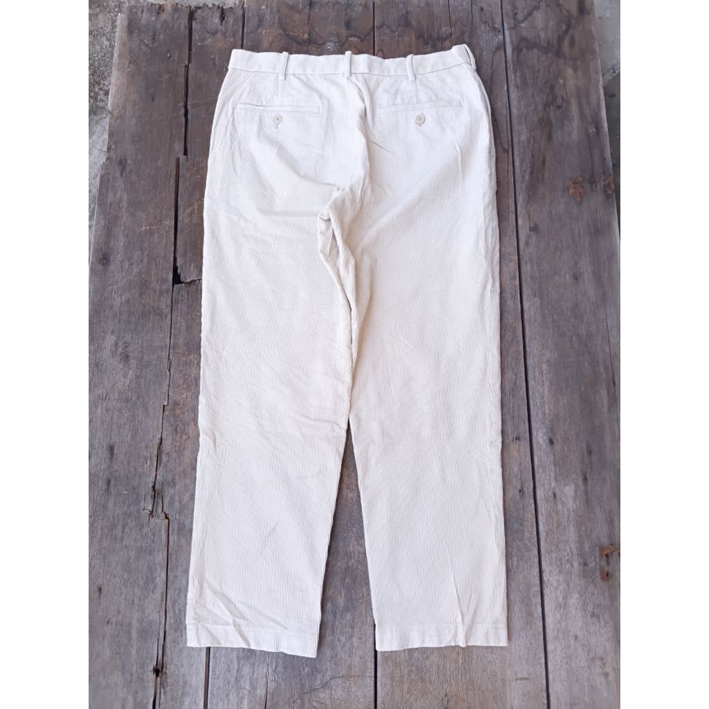 uniqlo corduroy relax ankle pants size 32-34 adjustable second