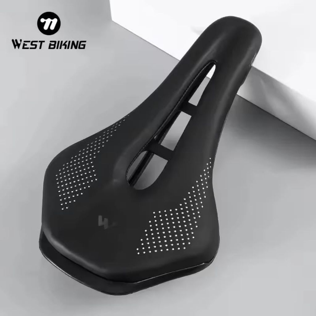 WEST BIKING YP0801101 ULTRALIGHT ROAD BIKE BICYCLE SADDLE SADEL SEPEDA ORIGINAL WEST BIKING