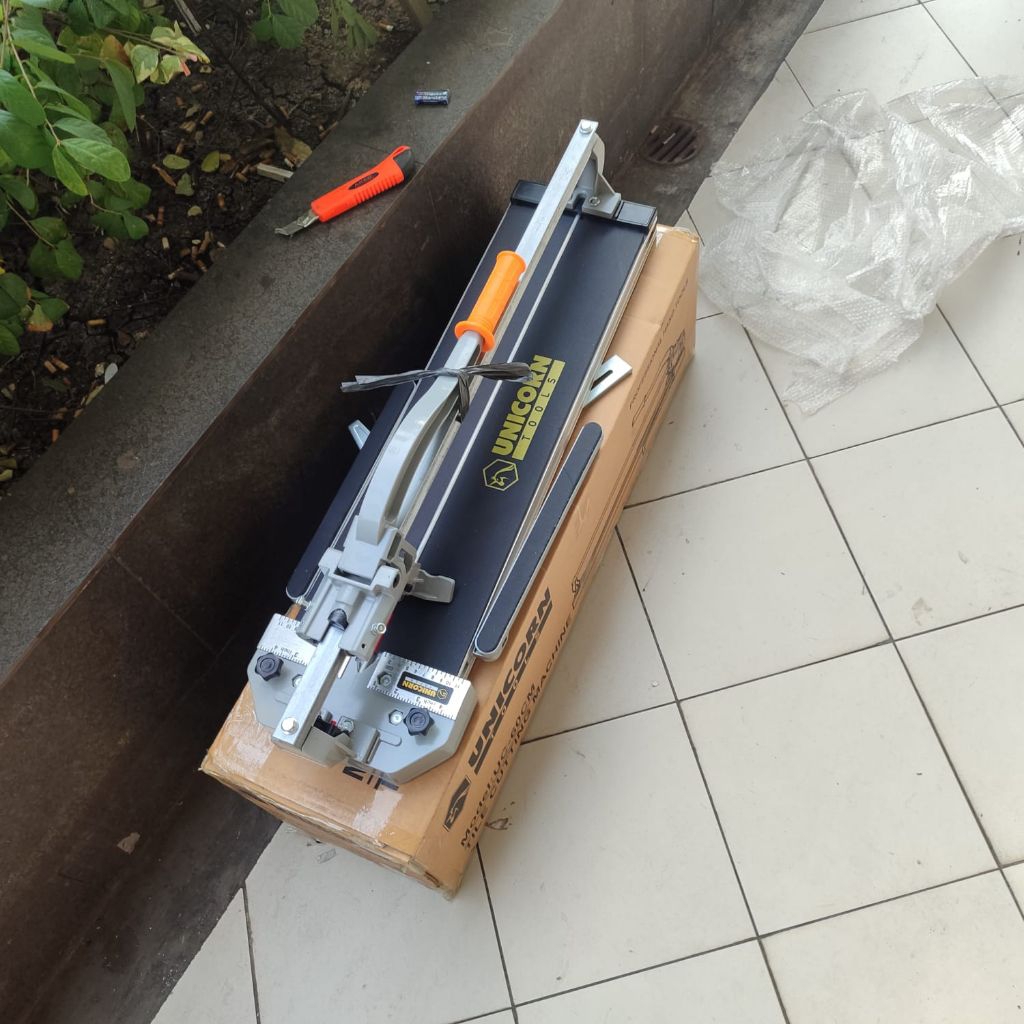 Mesin Potong Keramik Granit Manual 80 Cm UNICORN Alat Potong Keramik Granit Manual