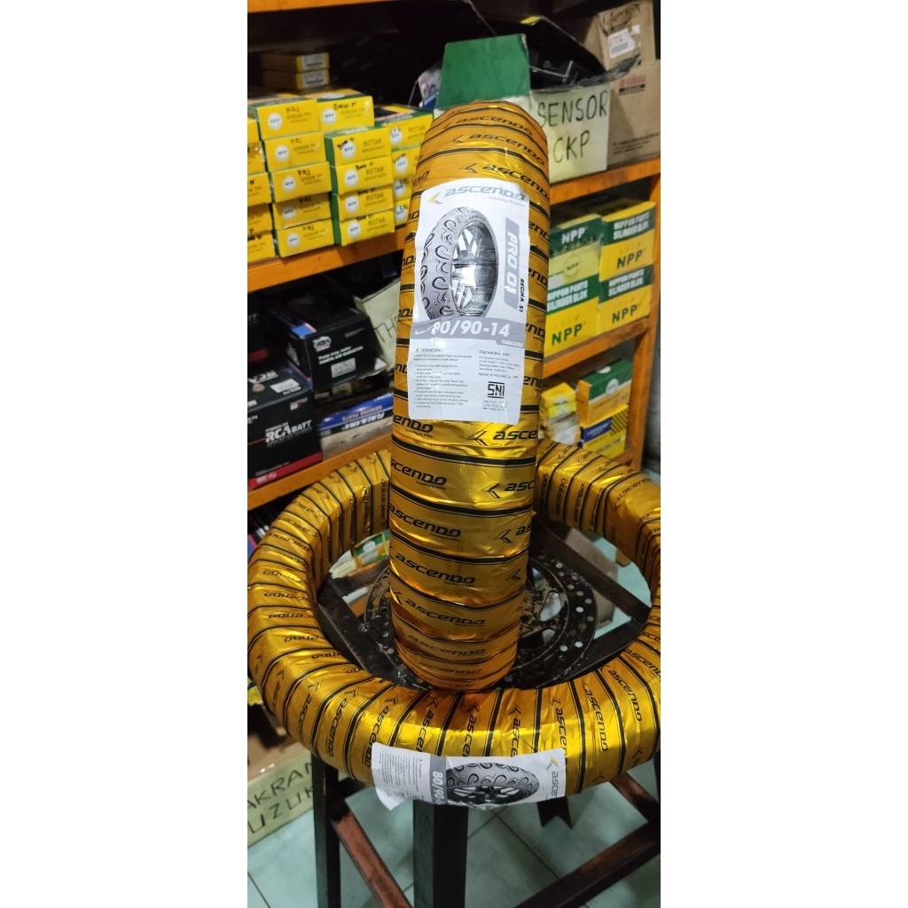 Putra Motor-Ban Ascendo Regina S1 Pro01 Ban Depan 80/90-14 Tubeless