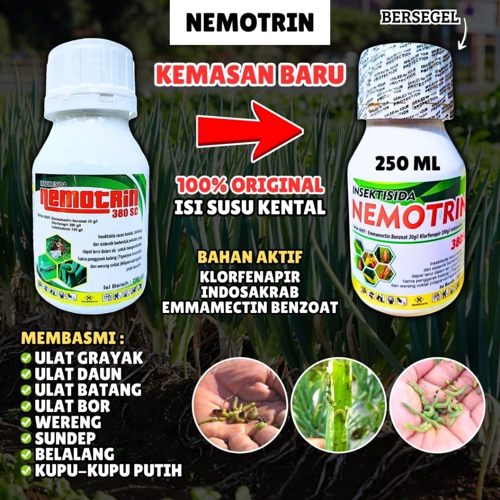 Nemotrin Insektisida Sistemik Pembasmi Ulat - 250 ml