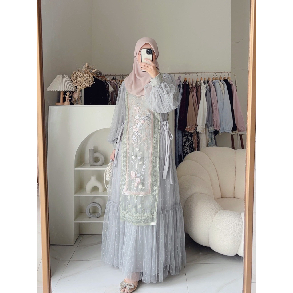 DISKON CANDY LADY SLAVINA BROCADE MAXI / GAMIS WANITA TERBARU GAMIS KONDANGAN GAMIS BRUKAT PESTA