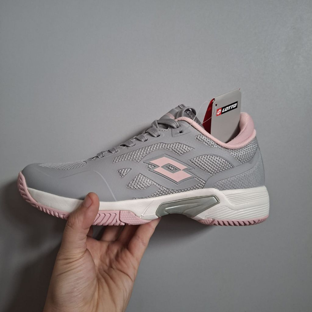 Sepatu Tenis Lotto Enrico Grey Tennis Shoes Lotto Enrico Abu