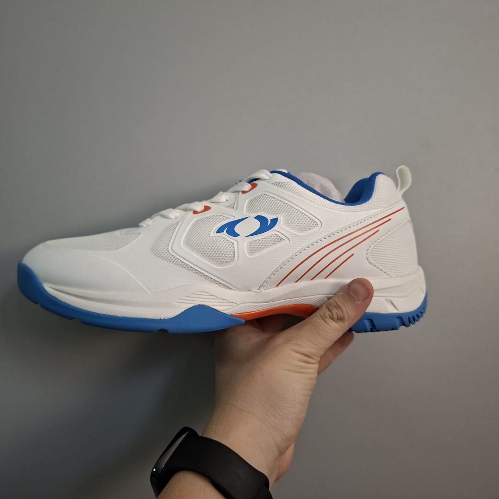 Sepatu Badminton Astec Koya Putih Biru Bulutangkis Badminton Shoes Astec White Blue