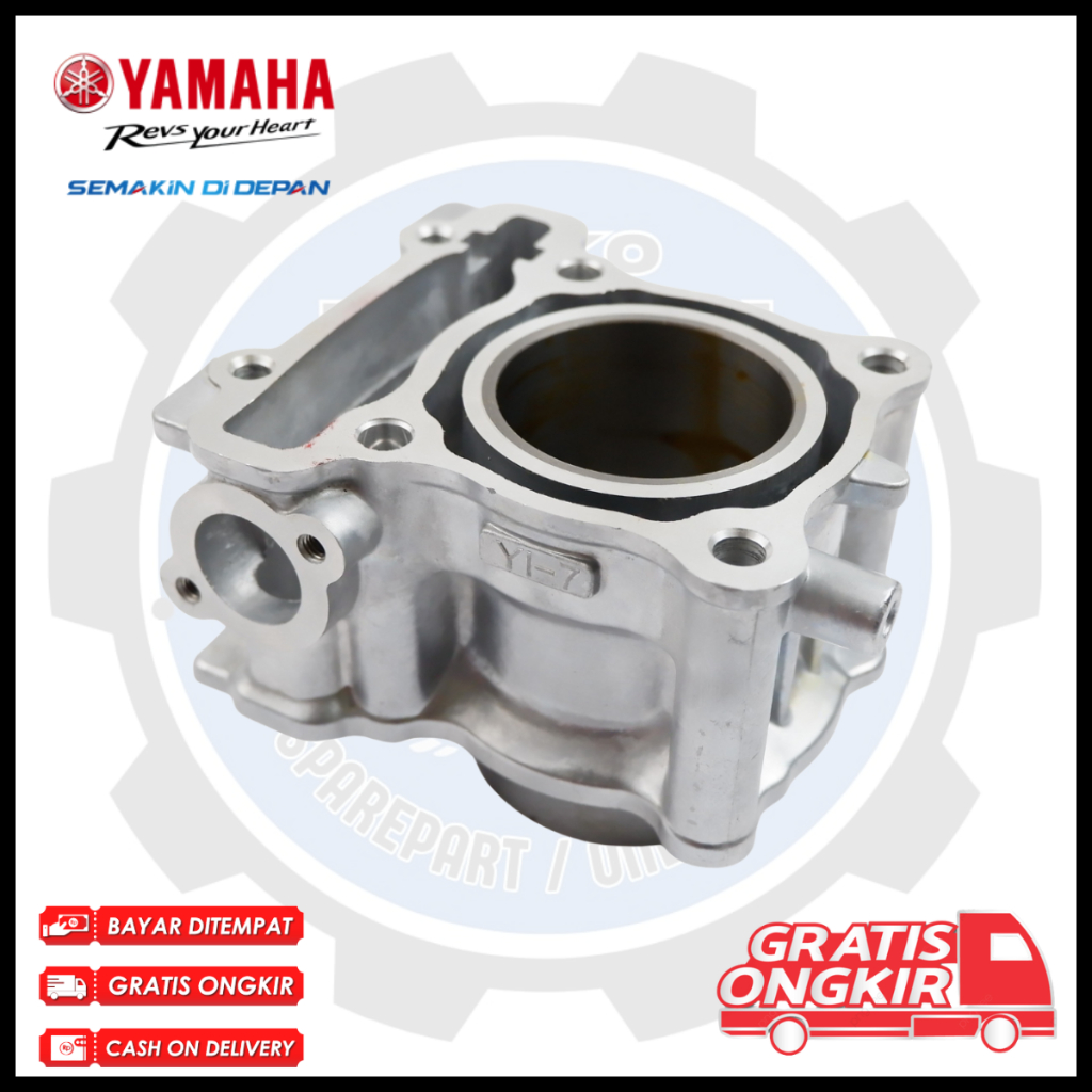 Cylinder - Blok Seher Original Premium1 Set Mesin Motor Yamaha Mio M3 2ph - blok motor mio 2PH
