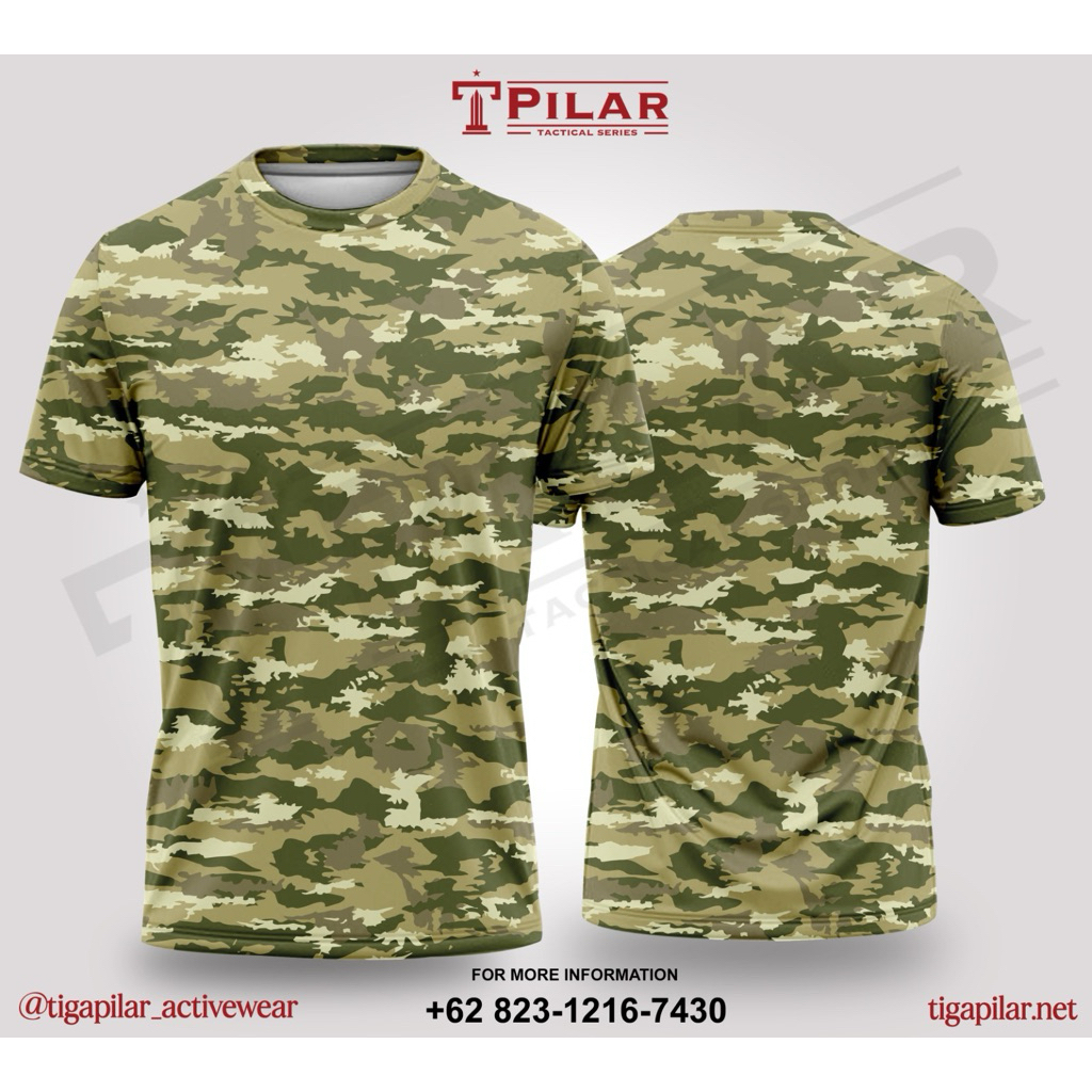 Kaos Jersey Loreng Terbaru TNI