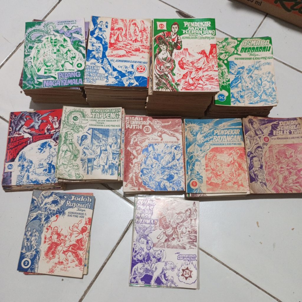 Pedang Naga Kemala, Kisah Para Pulau Es, Pendekar Mata Keranjang, Asmara Berdarah, Kisah Sepasang Ra