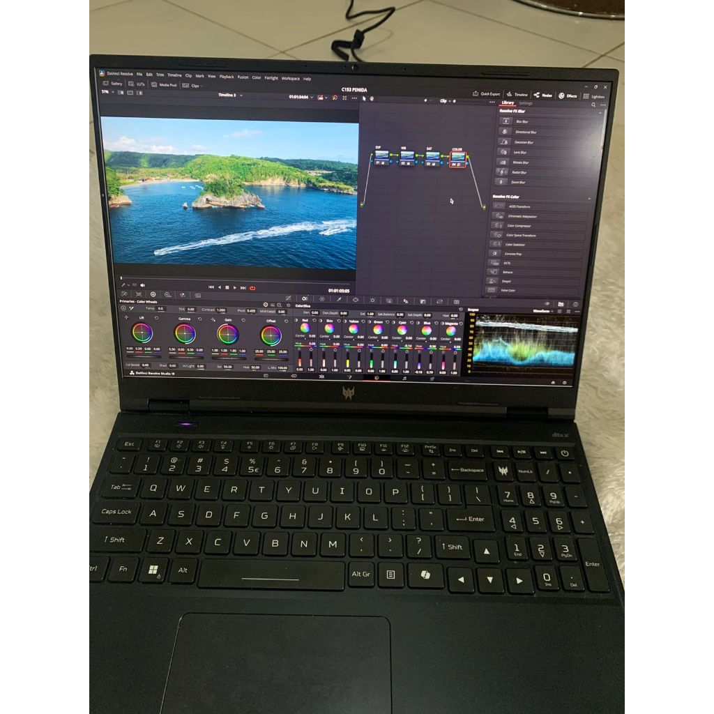 ACER PREDATOR HELIOS NEO 16 LAPTOP SECOND CORE I5 14500HX RAM 32 RTX 4050