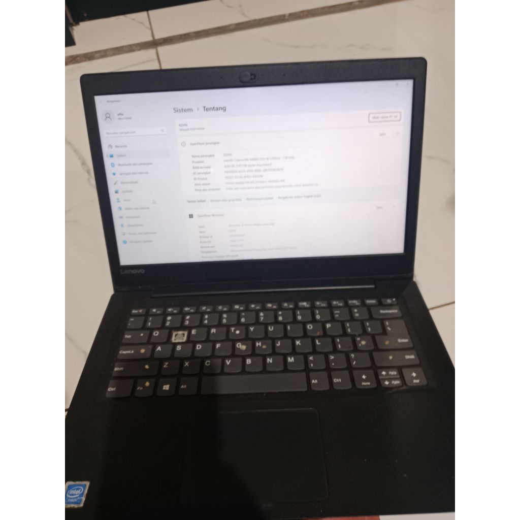Lenovo 130 14 Igm Caleron n4000 Ssd