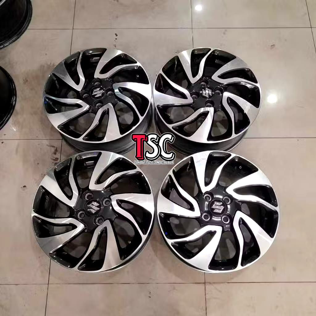 VELG ORI SUZUKI BALENO HATCHBACK R16X6 PCD 4X100 PNP SWIFT SPLASH SPIIN IGNIS S-PRESSO SIGRA CALYA D