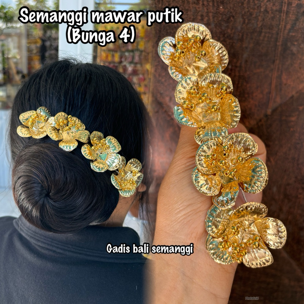 semanggi mawar putik bunga 4/ bunga sanggul/ semanggi emas