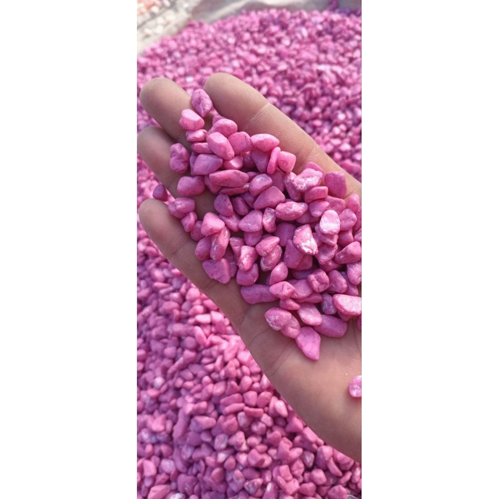 1kg batu variasi ungu violet/Batu warna warni/Batu aquarium/Batu hias/Batu ungu violet/Batu hias/Bat