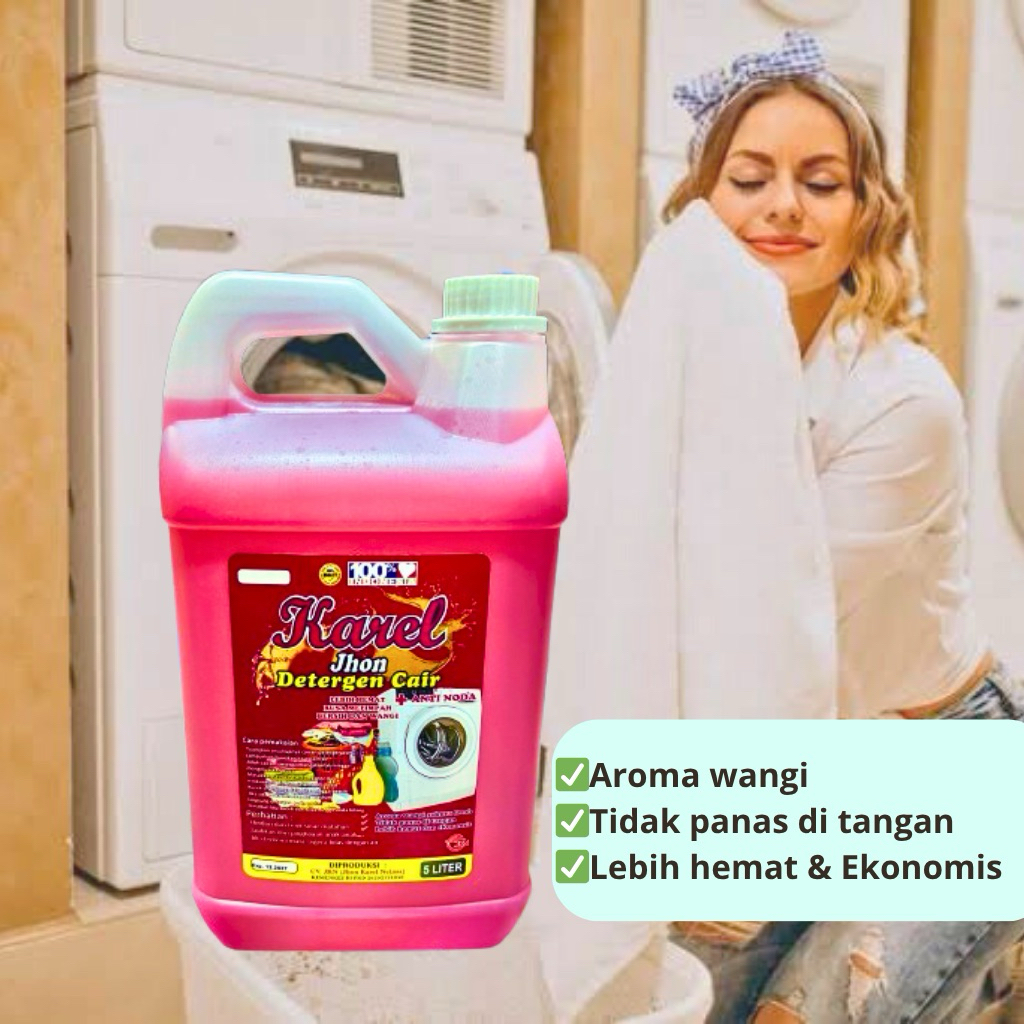 Detergen/detergen cair/detergen cair 5 liter/detergen laundry/sakura