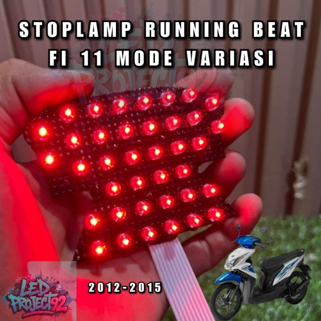 STOPLAMP RUNNING BEAT FI 11 MODE TAHUN 2012/2015