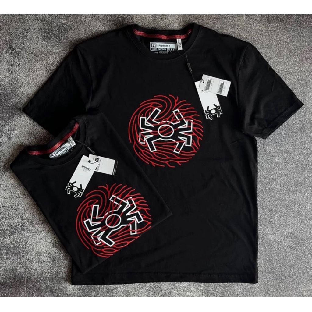 (FREE PAPPER BAG) TSHIRT SPYDERBILT MIROR KAOS SPYDERBILT PREMIUM COTTON 20s