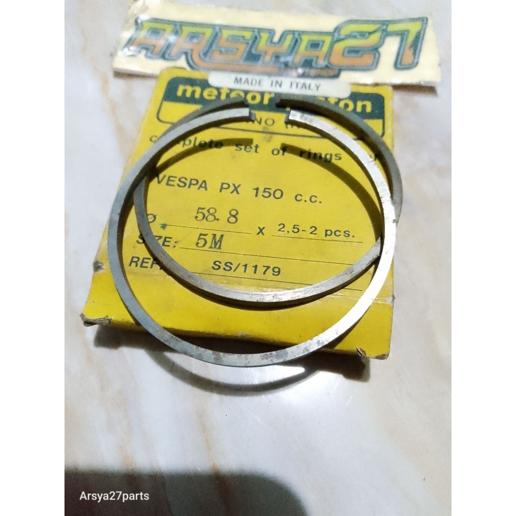 Ring piston seher vespa px 150 p 150 x 5M 58.8mm Meteor Piston