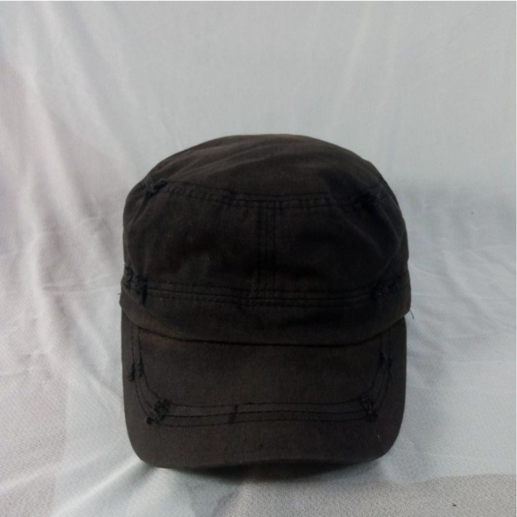 Topi Komando Basic Black Built Up MQUM Brand