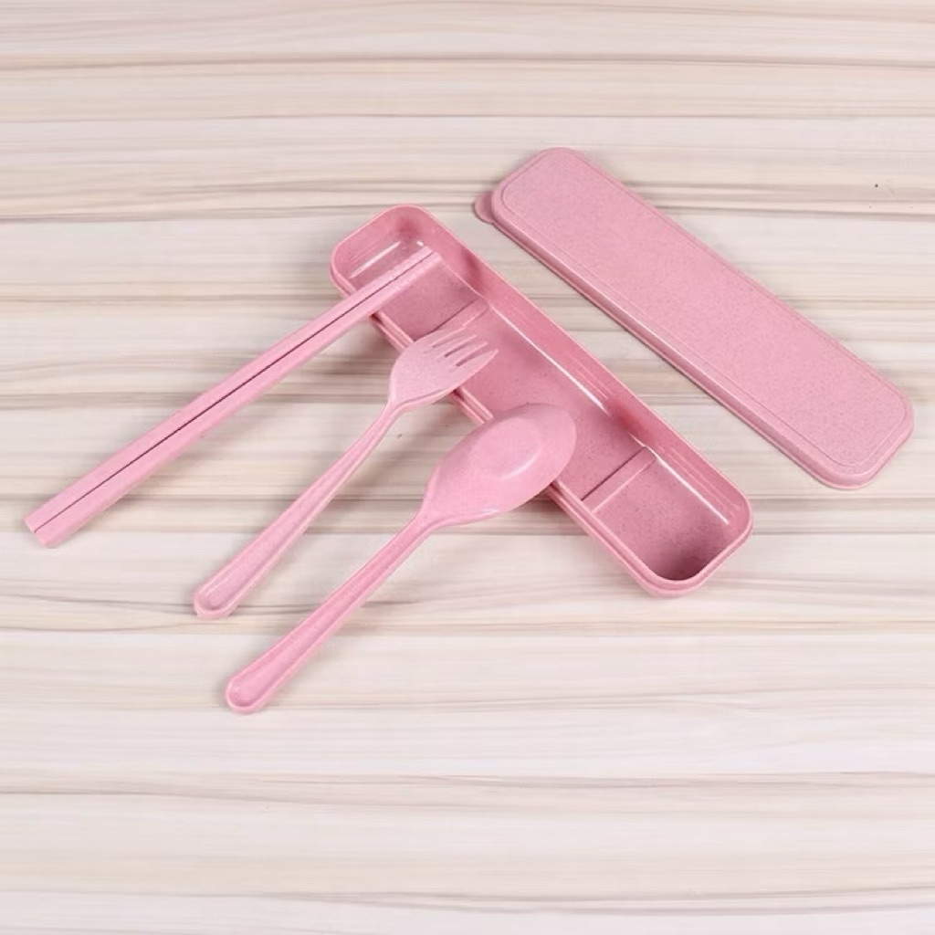 * sendok garpu sumpit plastik set