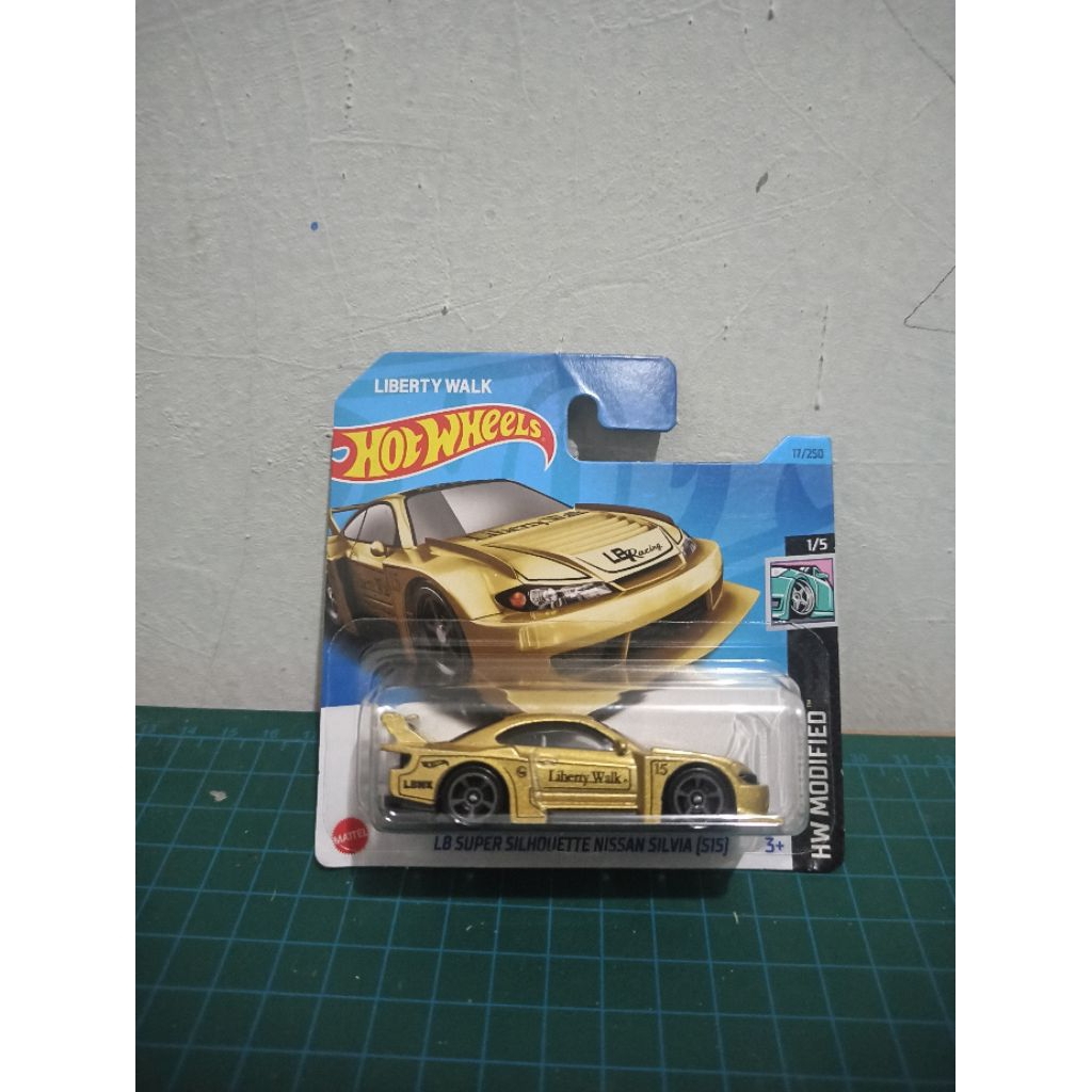 HOT WHEELS LB SUPER SILHOUETTE NISSAN SILVIA (S15) LBWK GOLD
