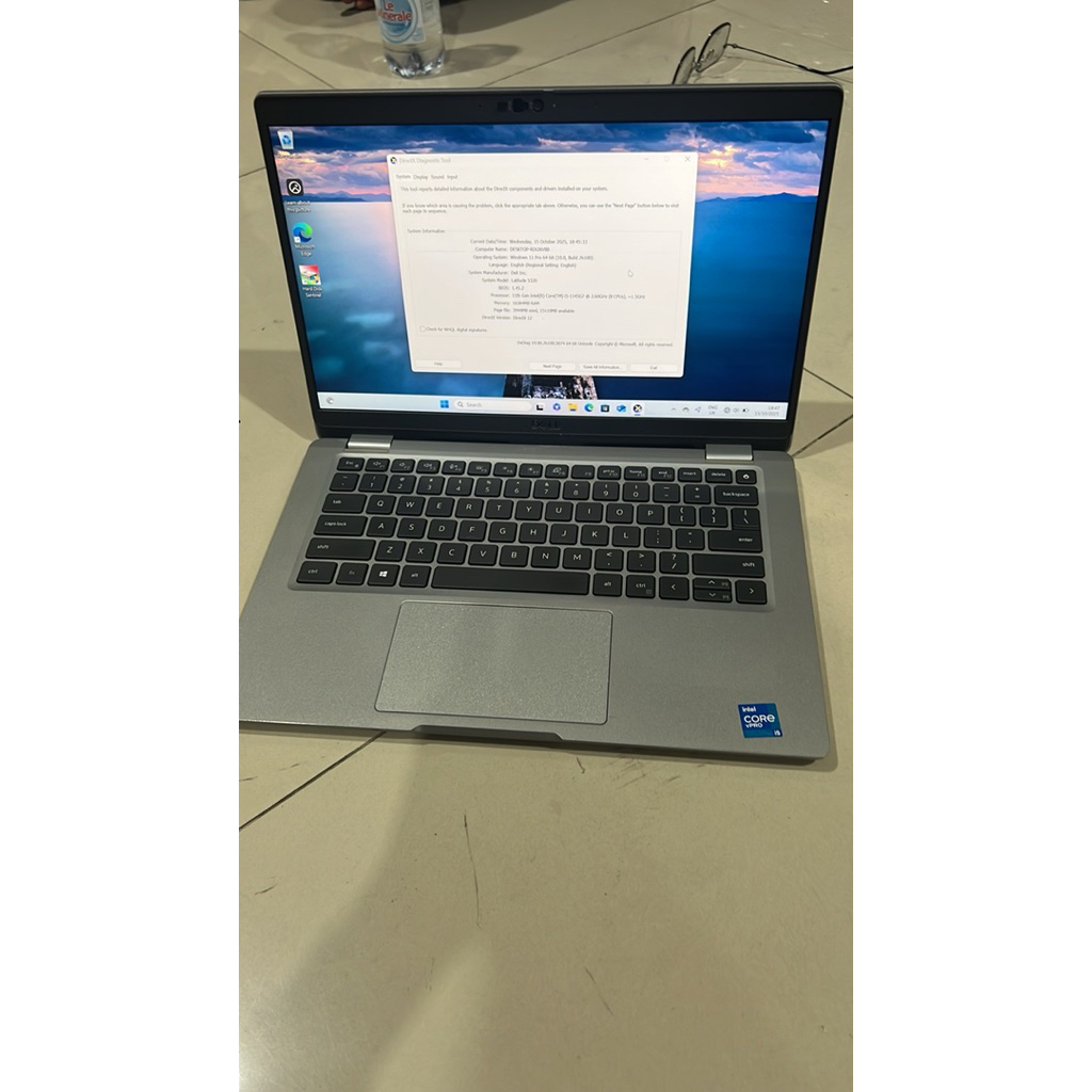 Laptop dell 5320 core i5 gen 11