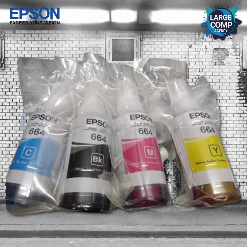 Tinta Epson 664 Original 65 ML Black,Cyan,Magenta,Yellow Lospack/Tanpa Dus