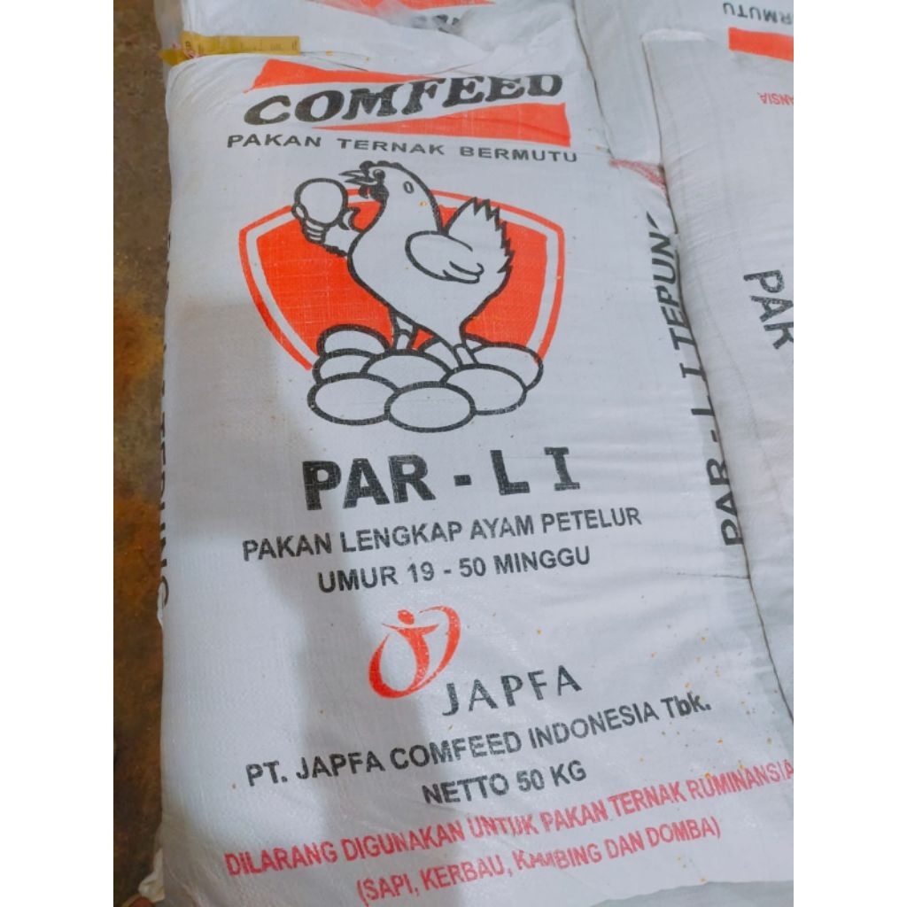 Pakan ternak Ayam petelur 50 Kg
