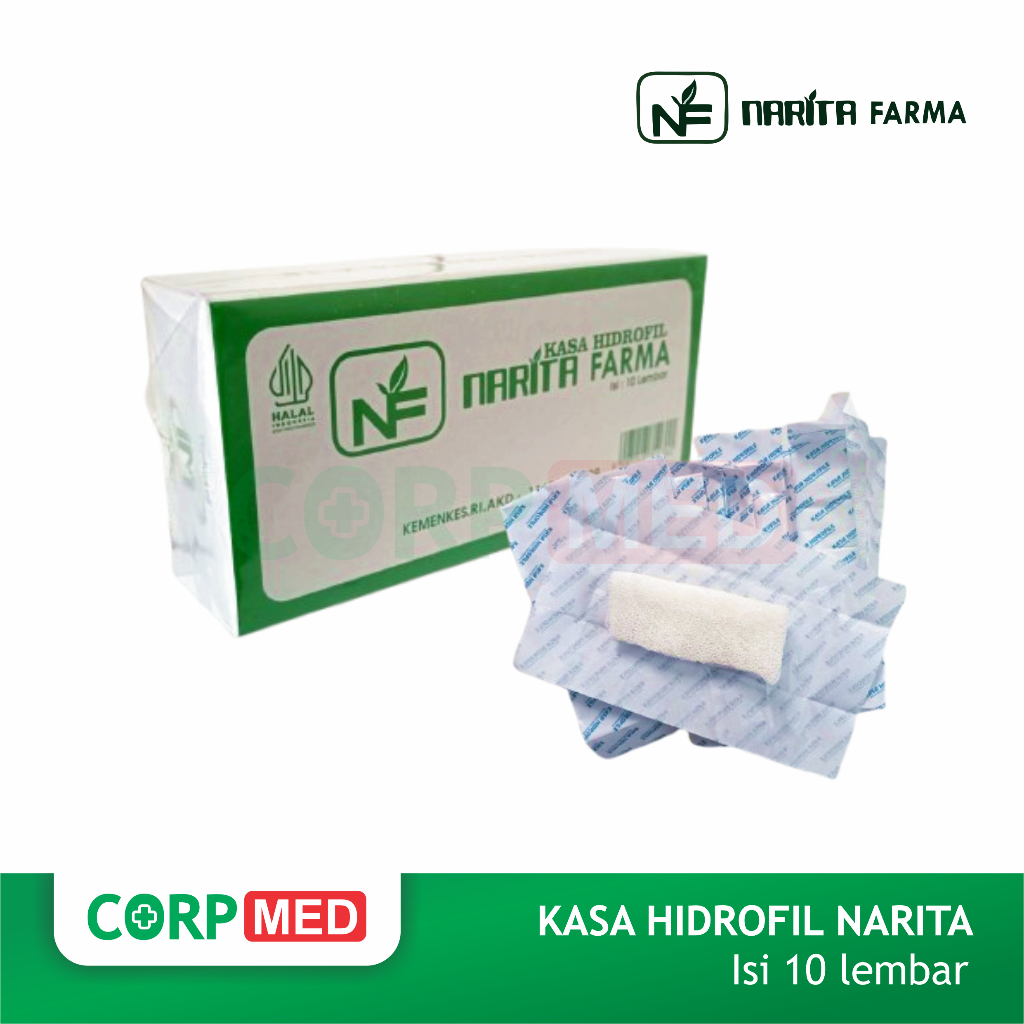 Kasa Hidrofil Narita Farma (10 lembar)