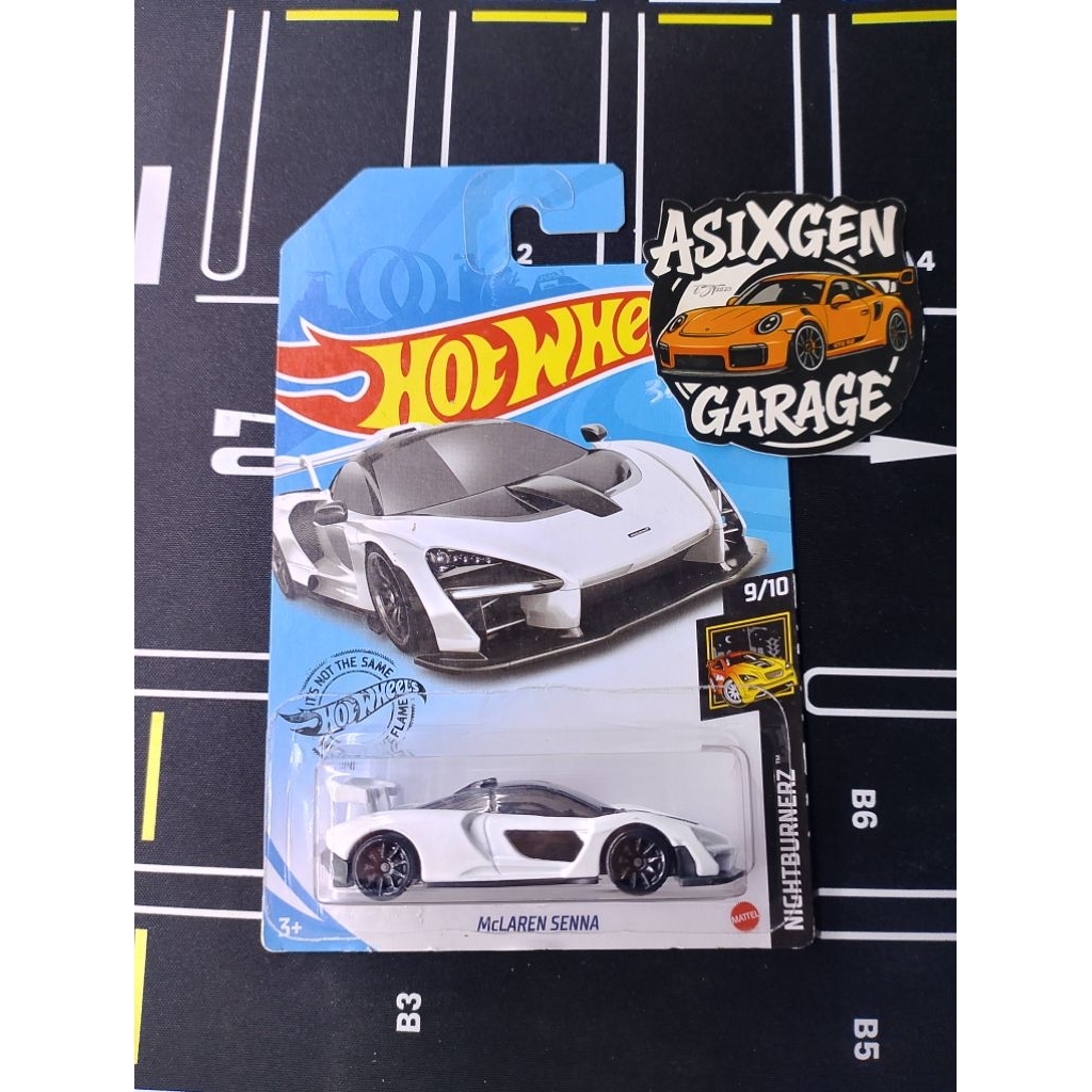 Hot wheels McLaren Senna putih