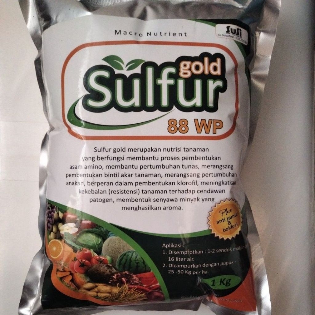 Sulfur Gold 88 WP Macro Nutrient 1kg