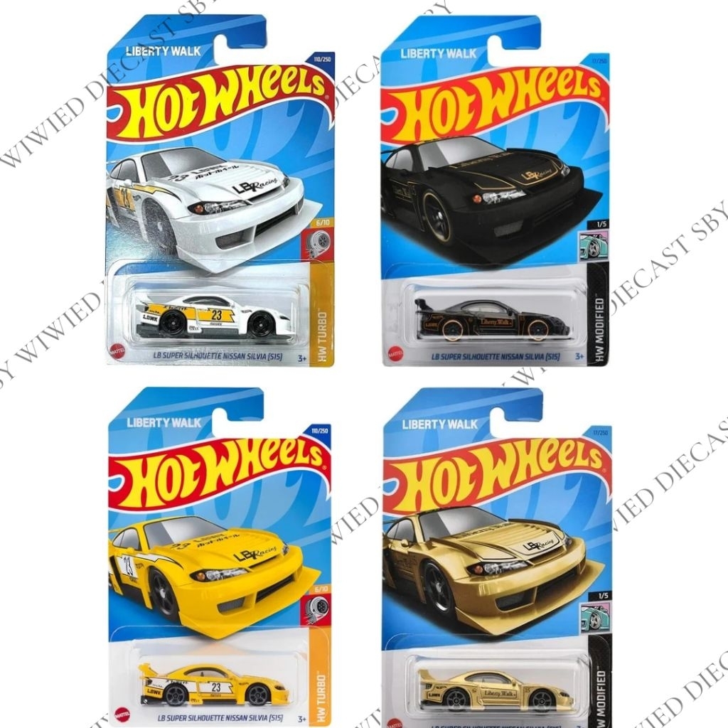 Hot Wheels LBWK Super Silhouette Nissan Silvia S15 Varian Mobil Balap Hot