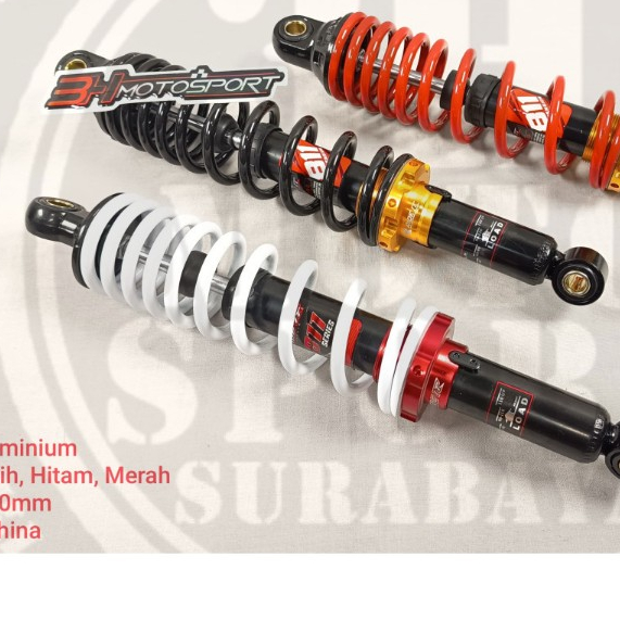 SHOCK RIDE IT 811 Ukuran 320mm; 340mm; warna MERAH HITAM PUTIH HARGA SEPASANG KANAN KIRI