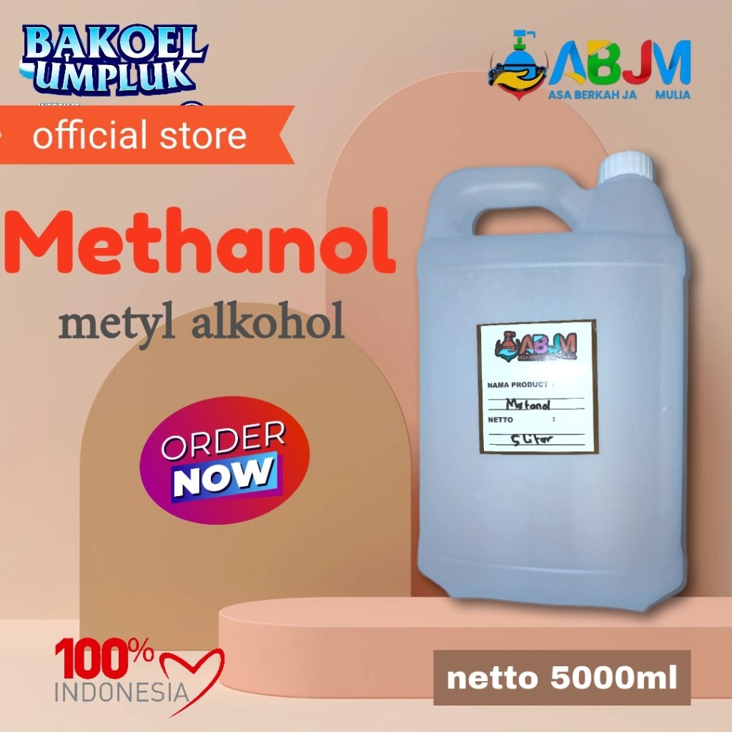 methanol, pelarut parfum, metanol 5 liter
